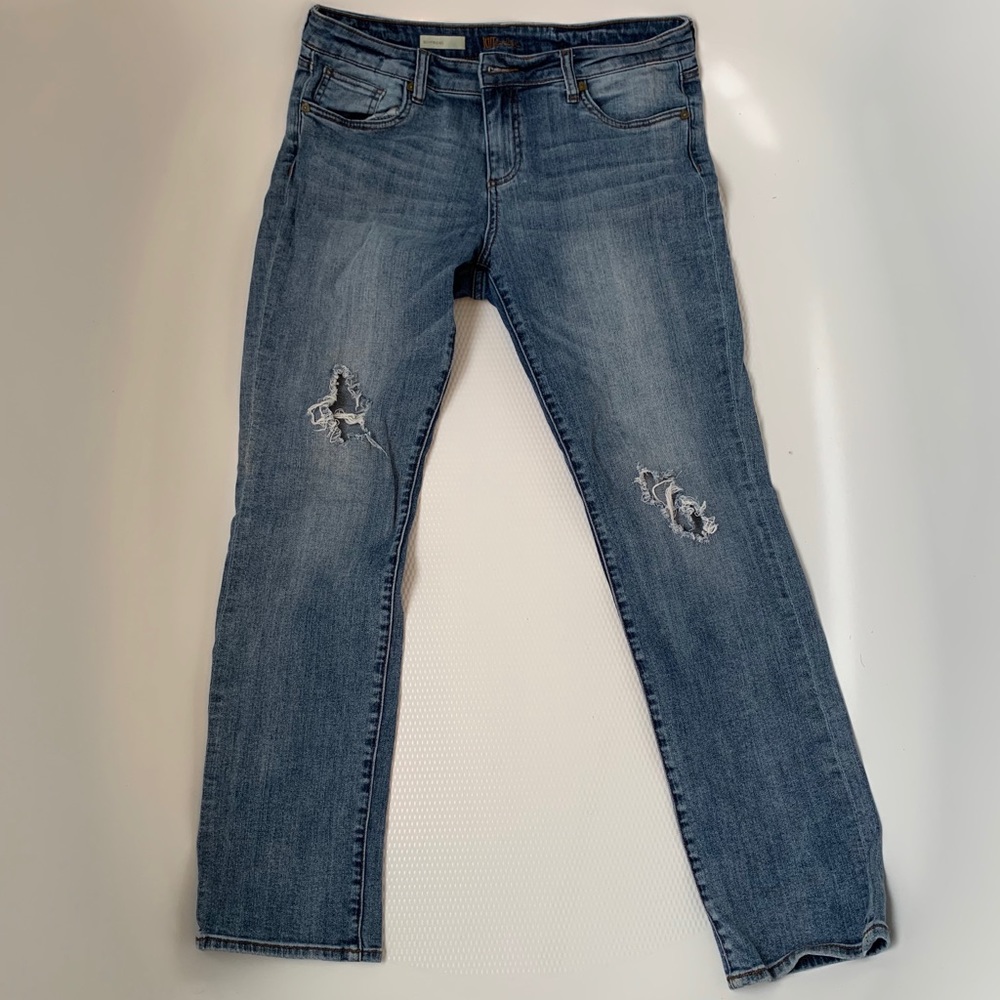 Kut from the Kloth boyfriend distressed 10 jeans